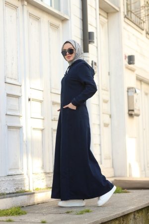 Zip up abaya