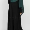 Sunnah Style Essentials Closed Abaya Black