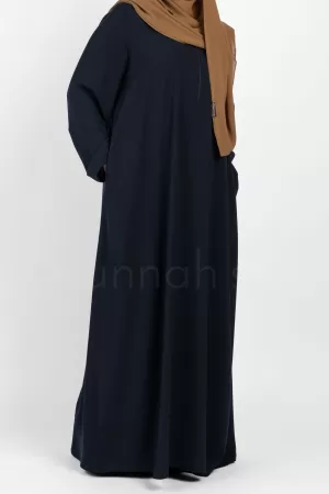 Sunnah Style Essentials Closed Abaya Navy Blue