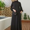 Side zip abaya